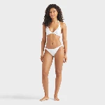 Resim Kadın Strass Flecha Bikini Üstü Beyaz