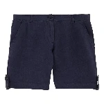 Resim Kadın Leslie Bermuda Lacivert