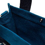 Resim Kadın Bagmi Plaj Çantası Mavi