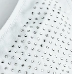 Resim Kadın Strass Lili Bikini Altı Beyaz