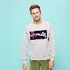 Resim Erkek Bornand Sweatshirt Gri