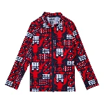 Resim Çocuk Graphic Lobsters  Ginko-Z UV Korumalı Tişört Lacivert