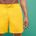 Resim Erkek Solid Moorea Mayo Sarı