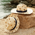 Resim Kadın Vilebrequin x Borsalino Claudia Şapka Bej