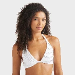 Resim Kadın Strass Flecha Bikini Üstü Beyaz