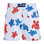 Resim Erkek Çocuk Tortues Multicolores Jim Mayo Beyaz