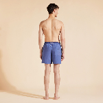 Resim Erkek Solid Bicolore Moka Mayo Mavi