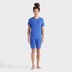 Resim Erkek Tiramisu Havlu Tişört Mavi