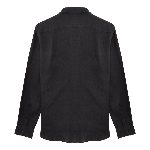 Resim Erkek Caroubis Keten Gömlek Siyah