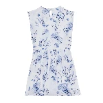 Resim Kız Çocuk Medusa and Shells Gustavia Elbise Beyaz