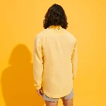 Resim Erkek Caroubis Gömlek Sarı