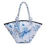 Resim Kadın Medusa and Shells Baola Plaj Çantası Beyaz