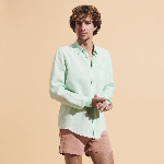 Resim Erkek Caroubis Gömlek Yeşil