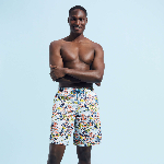 Resim Erkek Fishes Family Okohina Mayo Beyaz