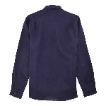 Resim Erkek Caroon Keten Gömlek Lacivert