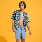 Resim Erkek Moorea Solid Mayo Mavi