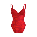 Resim Kadın Flower Power Leonita Mayo Kırmızı