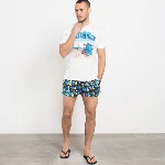 Resim Erkek Manta Piranhas Mayo Lacivert