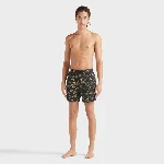 Resim Erkek Ronde des Tortues Jacquard Broché Moopea Mayo Siyah