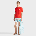 Resim Erkek Micro Ronde Des Tortues Moorise Mayo Mavi