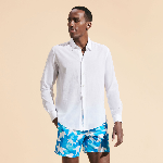 Resim Unisex Caracal Gömlek Beyaz