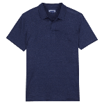 Resim Erkek Pyramid Keten Polo Lacivert