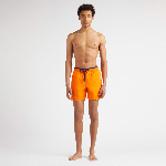 Resim Erkek Solid Bicolore Moka Mayo Turuncu