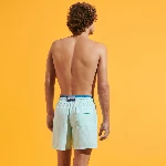 Resim Erkek Solid Bicolore Moka Mayo Mavi