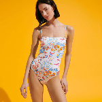 Resim Kadın Facette Peaceful Trees Mayo Beyaz