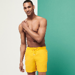 Resim Erkek Solid Moorea Mayo Sarı