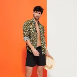 Resim Erkek Solid Moon Mayo Lacivert