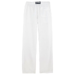 Resim Erkek Pacha Keten Pantolon Beyaz