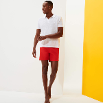 Resim Erkek Pyramid Keten Polo Beyaz