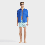 Resim Erkek Micro Ronde Des Tortues Moorise Mayo Mavi