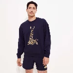 Resim Erkek the Year of The Rabbit Sweet Sweatshirt Lacivert