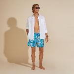 Resim Erkek Caroubis Keten Gömlek Beyaz