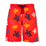 Resim Erkek Okorise Ronde des Tortues Multicolores Mayo Kırmızı