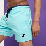 Resim Erkek Solid Bicolore Mokami Mayo Mavi