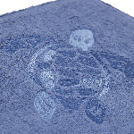 Resim Unisex Polette Havlu El Portföyü Mavi