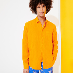 Resim Erkek Caroubis Gömlek Turuncu