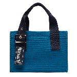 Resim Kadın Bagmi Plaj Çantası Mavi