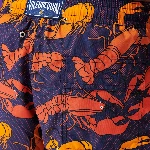 Resim Erkek Homards et Coraux Moorea Mayo Lacivert