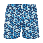 Resim Erkek Batik Fishes Merise Mayo Lacivert