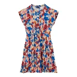 Resim Kız Çocuk Flowers in the Sky Gannie Plaj Giyim Mavi