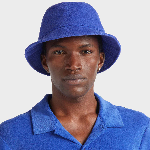 Resim Unisex Boom Havlu Şapka Mavi