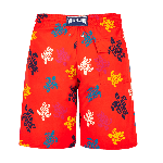 Resim Erkek Okorise Ronde des Tortues Multicolores Mayo Kırmızı