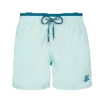 Resim Erkek Solid Bicolore Moka Mayo Mavi