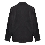 Resim Erkek Caroon Keten Gömlek Siyah