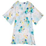 Resim Kadın Belle Des Champs Floralia Plaj Giyim Mavi