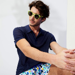 Resim Erkek Pyramid Keten Polo Lacivert